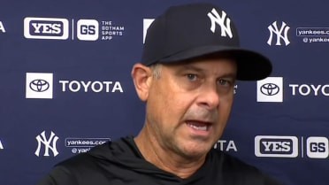 Aaron Boone on Yankees' 2-1 loss in extras