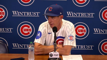Craig Counsell discusses the Cubs' 11-4 loss