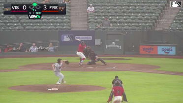 Juan Martinez triples (1) on a ground ball to right fielder Adriel Radney. Ronny Ugarte scores. Ashly Andujar scores.