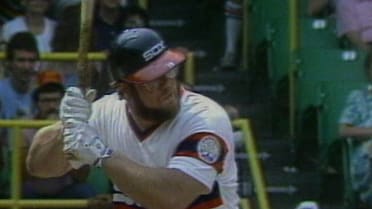 Greg Luzinski's homer onto the roof of Comiskey Park