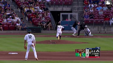 Andrew Fischer's solo home run