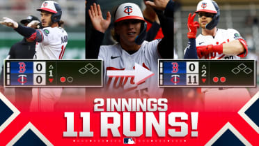 Los Twins anotan siete en la 2da entrada