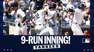 Yankees hit four home runs in nine-run 3rd inning