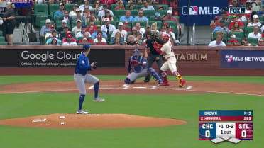 Ben Brown strikes out Iván Herrera