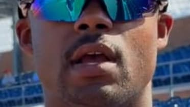 Enrique Bradfield Jr. on his strong defense in center