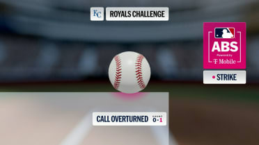 Ball 1 call overturned after ABS challenge