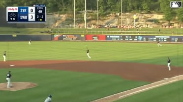 Jorbit Vivas gets vertical to make a catch