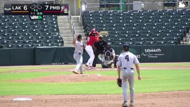Ryan Mitchell homers (5) on a fly ball to left center field. Ryan Weingartner scores.