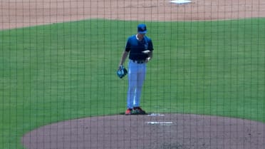 Johnny King fans a career-high nine batters
