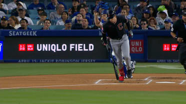 Chase DeLauter leaves the game with an injury