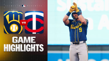 Jake Bauers' clutch double powers Brewers' win
