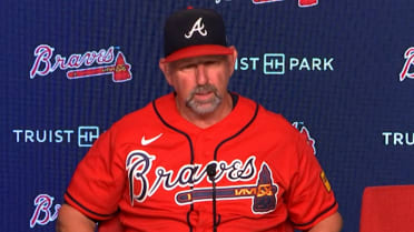 Walt Weiss discusses the Braves' 2-0 loss