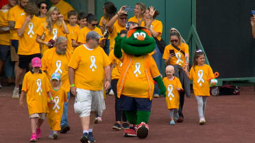 Red Sox celebrate Childhood Cancer Awareness Day
