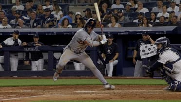 Kevin McGonigle gets hit by a pitch after review