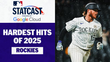 Rockies' Hardest Hits of 2025