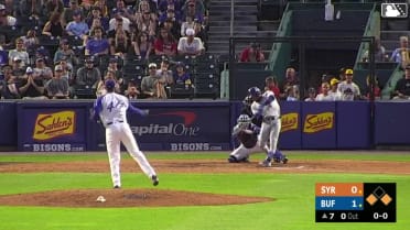 Buffalo Bisons turn triple play
