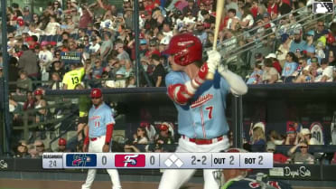 Kehden Hettiger homers (5) on a fly ball to right field.
