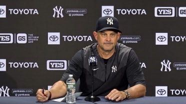 Aaron Boone on José Caballero using the pitch clock