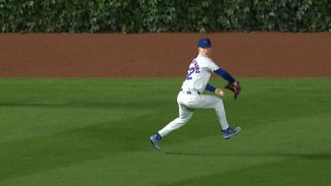 Crow-Armstrong throws out Chourio at second