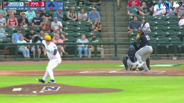 Khadim Diaw homers (2) on a fly ball to left field.