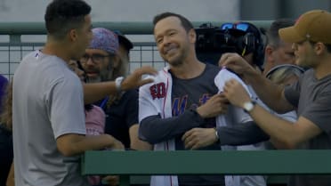 Blue Bloods and Donnie Wahlberg film show at Fenway