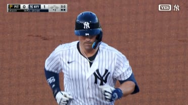 Randal Grichuk's first at-bat as a Yankee