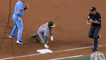 Kumar Rocker, Jake Burger turn a slick double play