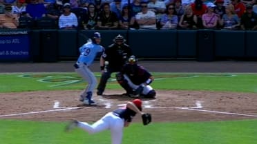 Jacob Melton's solo home run 