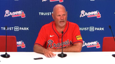 Brian Snitker on Ronald Acuña Jr.'s amazing throw