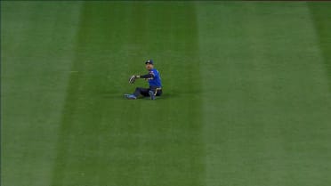 Julio Rodríguez's sliding catch