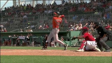 Kjerstad's double to left field