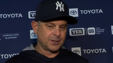 Aaron Boone speaks on Yankees' five-run 3rd inning