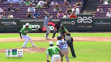 Nolan Schubart singles on a ground ball to right fielder Esmith Pineda. Aaron Walton scores.