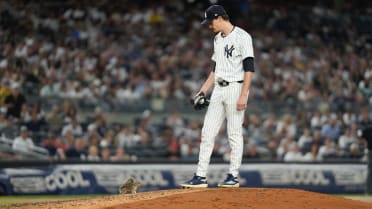 A squirrel takes the field at Yankee Stadium