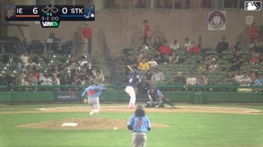 Breyson Guedez homers (2) on a fly ball to right field.