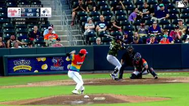 Romeo Sanabria homers (5) on a fly ball to right center field. Carson Tucker scores.