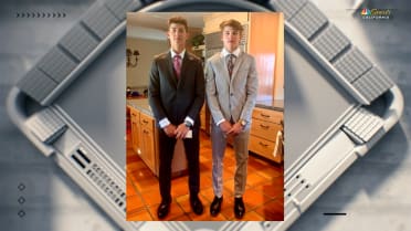 Tyler Soderstrom and Cole Carrigg share old photos