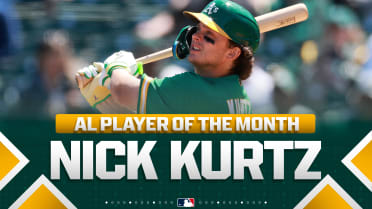 Nick Kurtz is named the AL Player of the Month 