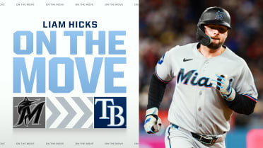 Liam Hicks gets traded to the Rays from Marlins