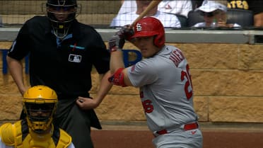 Luken Baker's first career hit 