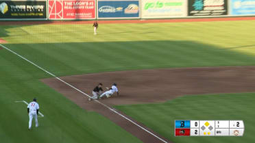 Kendall George records four hits, three steals