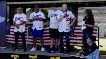 Veterans Day Batting Practice at Dodger Stadium