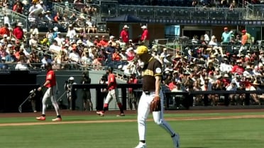 Walker Buehler strikes out Bryce Eldridge 