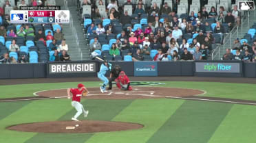 Slade Caldwell homers (4) on a fly ball to right center field.