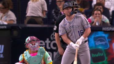Blaine Crim's first career hit and homer