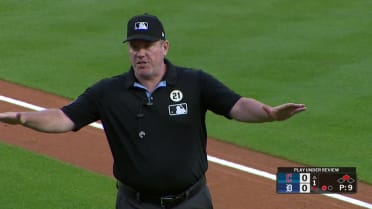 Jahmai Jones safe at second after challenge