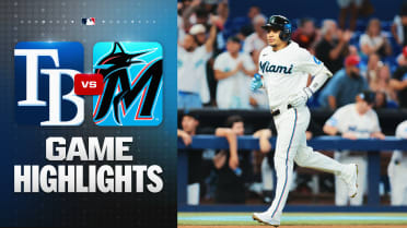 Javier Sanoja has a three-hit game in Marlins' win