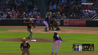 Kyle Manzardo's RBI single, Alfonsin Rosario scores