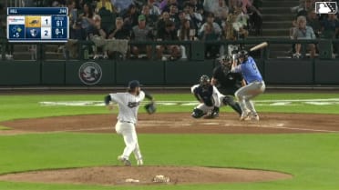 Luke Hill homers (3) on a fly ball to left center field. Bennett Thompson scores.