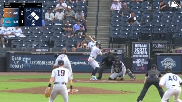 Dax Kilby doubles (3) on a line drive to left fielder Roberto Campos. David McCann scores. Ediel Rivera to 3rd.